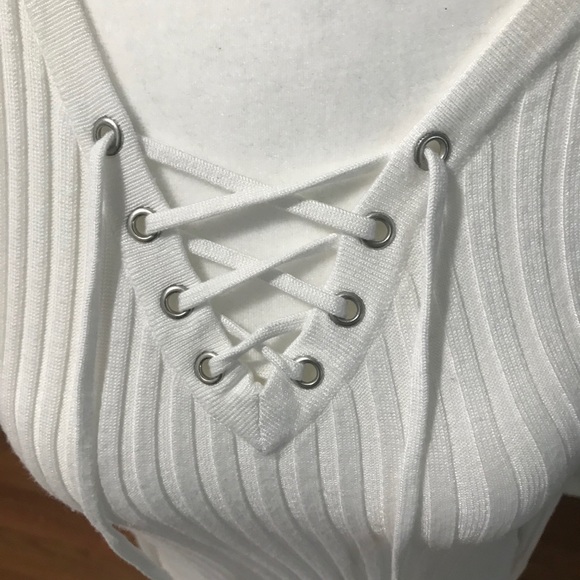 Cross cross tie sweater - Picture 4 of 6